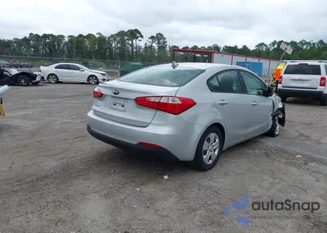 2016 Kia Forte Lx из США, поврежденный, VIN KNAFK4A63G5602660